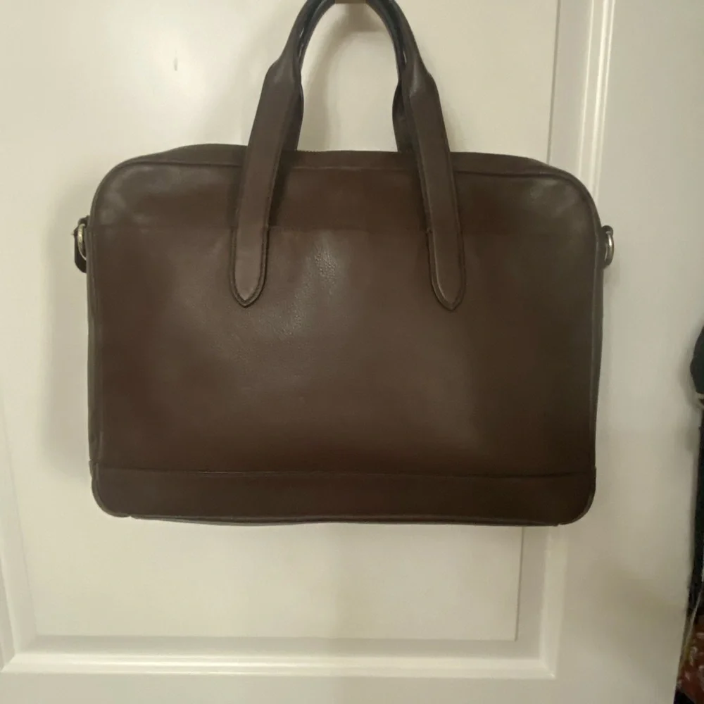 Coach Hamilton Dark Brown Leather Briefcase F22529
